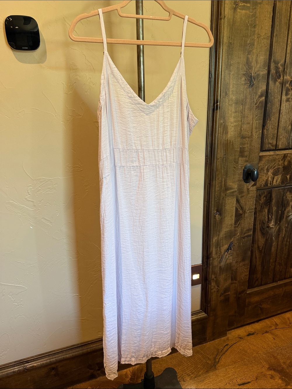LACAUSA Light Lavender Slip  Dress with Thin Straps